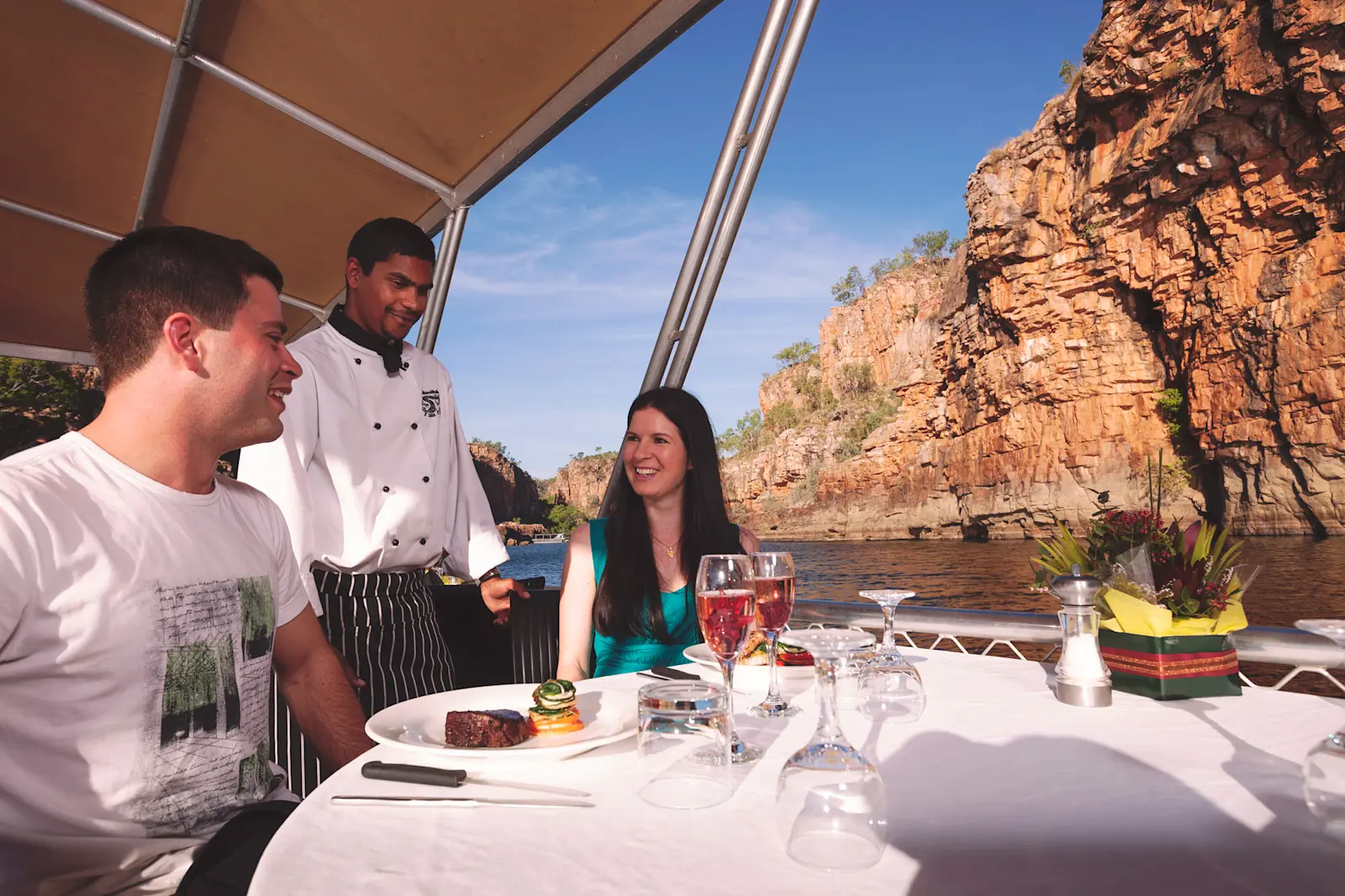The Nabilil Dreaming Sunset Dinner Tour with Nitmiluk Tours, NT © Nitmiluk Tours 