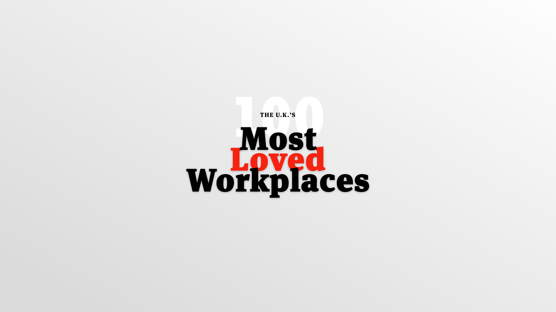 Most Loved Workplace Banner - UK