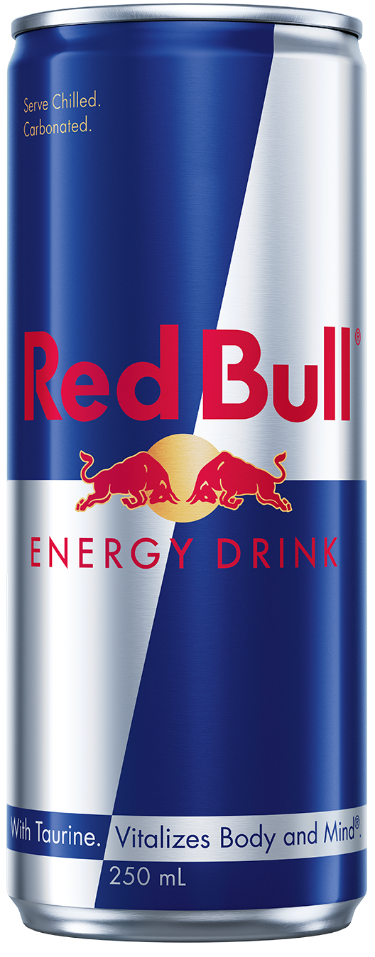 Packshot of Red Bull Energy Drink