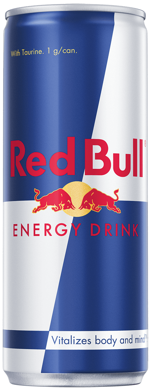 Packshot of Red Bull Energy Drink
