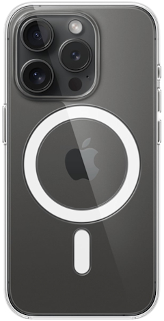 Apple iPhone 15 Pro Clear Case met MagSafe