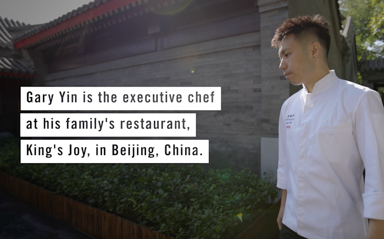 executive chef Gary Yin
