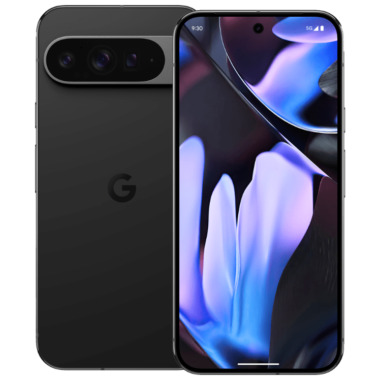 Google Pixel 9 Pro XL Obsidian framsida ny