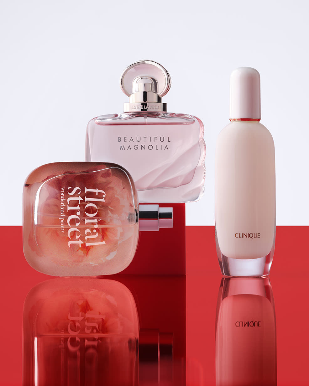 Floral street perfumes