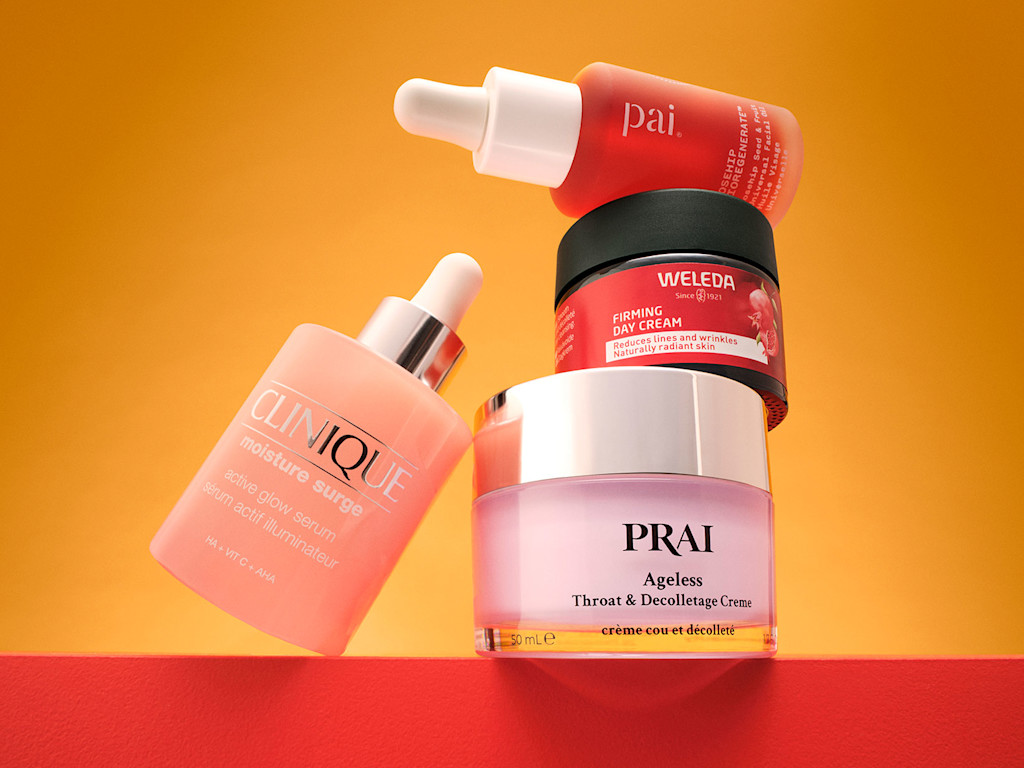 Selection of beauty products at M&S