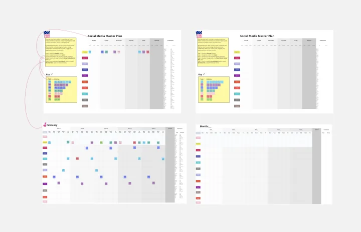 Social Media Strategy Planning template thumb