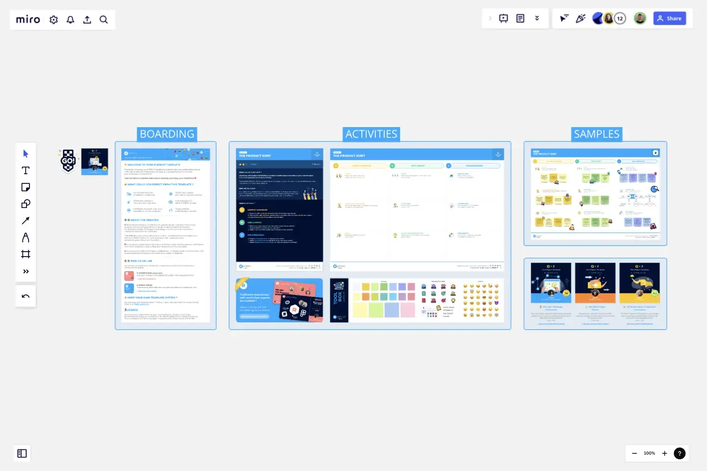 The Product Hunt template